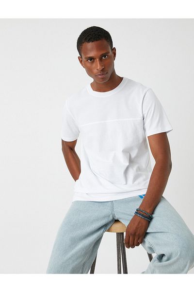 Koton Basic T-Shirt Slim Fit Crew Neck
