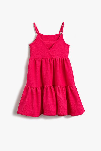 Koton Rosafarbenes Mädchenkleid 2SKG80152AW