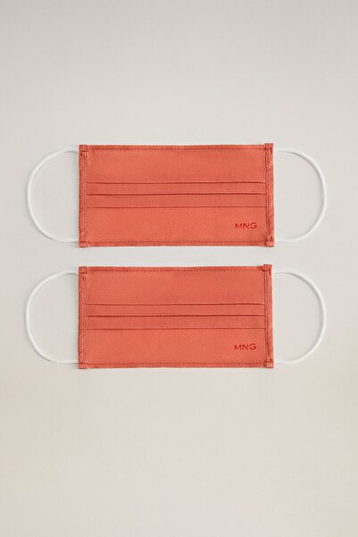 MANGO Woman Kadın Kızıl kahverengi Yüz Maskesi 87155961
