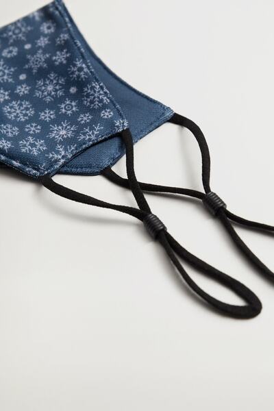 MANGO Man Erkek Lacivert Yüz Maskesi 87000194