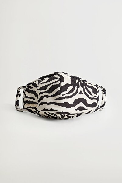 MANGO Woman Kadın Siyah Yüz Maskesi 77024433