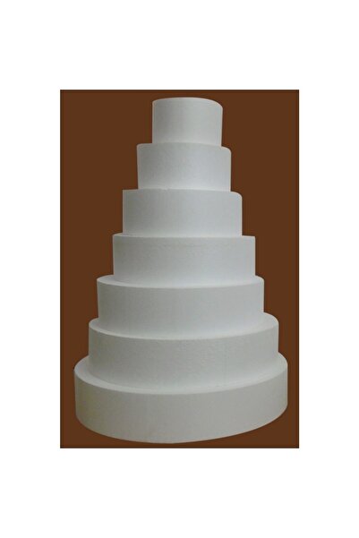 yeditepe osmanlı Strafor Köpük Maket Pasta 7 Katlı - 40x10cm 35x10cm 30x10cm 25x10cm 20x10cm 15x10cm 10x10cm
