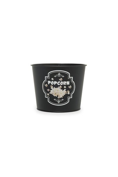EVSTYLE Black Metal Popcorn Bucket