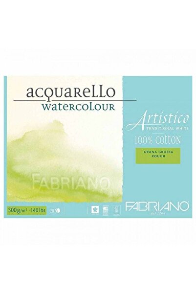 Fabriano Artistico Traditional White Rough 300gr Bloc pentru acuarelă 20 coli 31x41cm