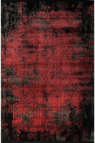 GÜMÜŞSUYU Tierra 12892 Polyester Marsala Modern Salon Halısı