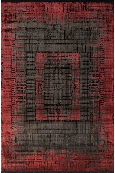 GÜMÜŞSUYU Tierra 12894 Polyester Marsala Modern Salon Halısı