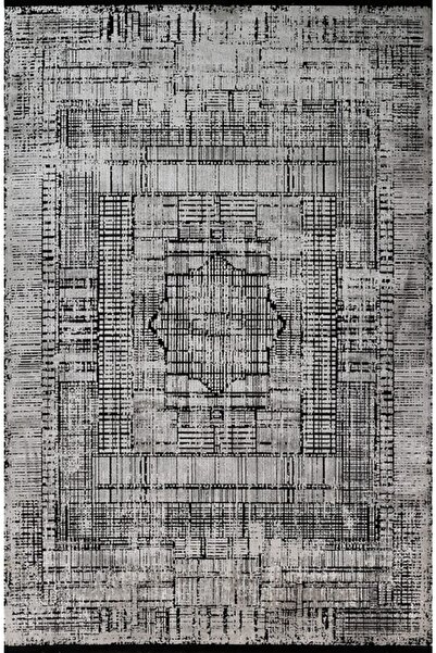 GÜMÜŞSUYU Tierra 12894 Polyester Gri Modern Salon Halısı