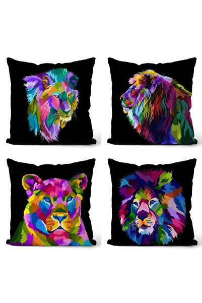 EVPANYA Кольорові малюнки тварин 3 візерунки з двостороннім принтом, набір з ...