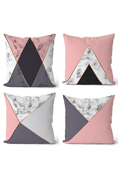 EVPANYA Zeleni Mermernog dezena Dvostrano 4-paket Navlaka za jastuk