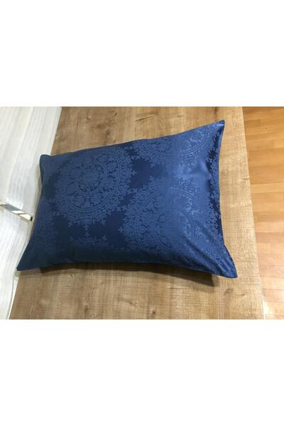 Finezza كيس وسادة تيارا بامبو جاكار قماش نيلي أكسفورد 60*80 سم - 636