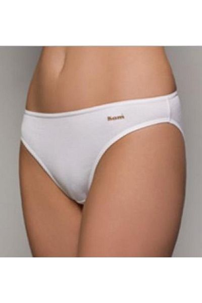 Kom Chiloți de bikini de bază alb pentru femei 41bk10151beya