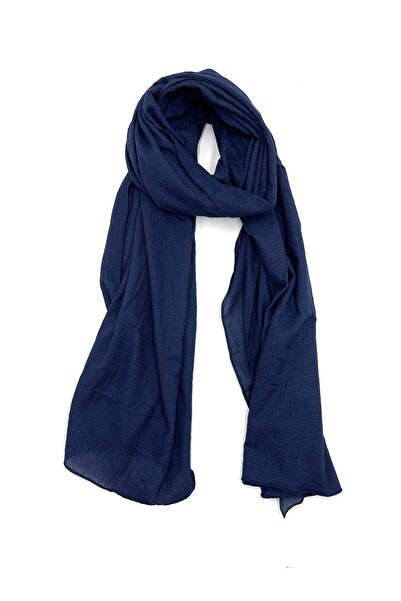 Naz Ipek Șal din bumbac Mio Jazz Bleumarin Șal Jazz 180x70 Cm