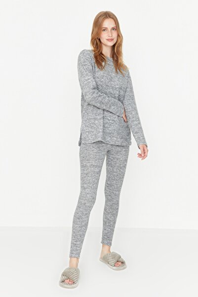 Trendyol Collection Pyjama - Grau - Unifarben