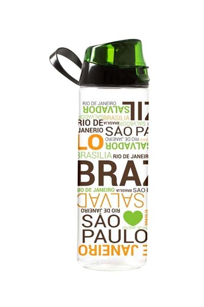 Herevin Brazilian Printed 750 Cc Unbreakable Water Bottle Herevin 161506