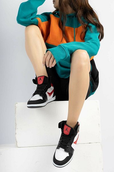 eformoda by emre yılmaz Pantofi de damă negru roșu 8070