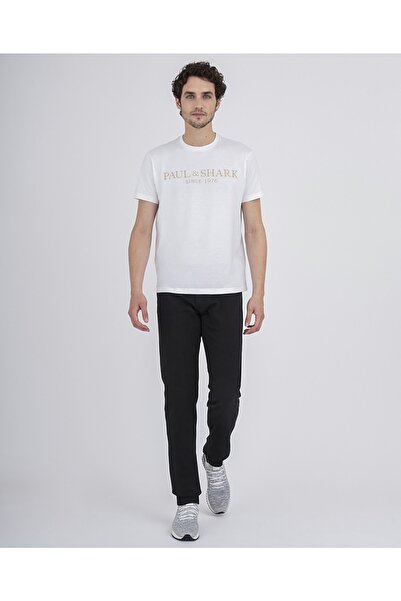 PAUL&SHARK Ανδρικό πλεκτό μπλουζάκι C.w. Βαμβάκι