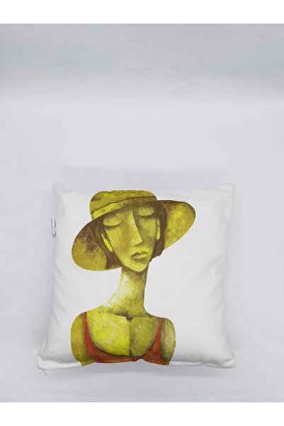 Doqu Home Pernă decorativă cu umplutură, imprimată cu model Melodi Mld05 45x4...