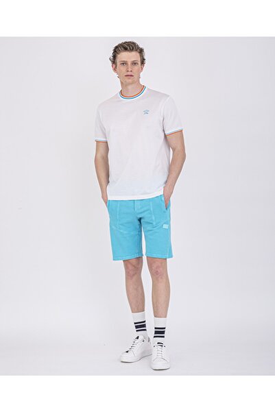 PAUL&SHARK Ανδρικό πλεκτό μπλουζάκι C.w. Βαμβάκι