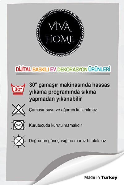 Viva Home 40x140cm Premium Tay Tüyü Dokuma Leke Tutmaz Kumaş Masa Örtüsü Köşeli Runner Rnr280