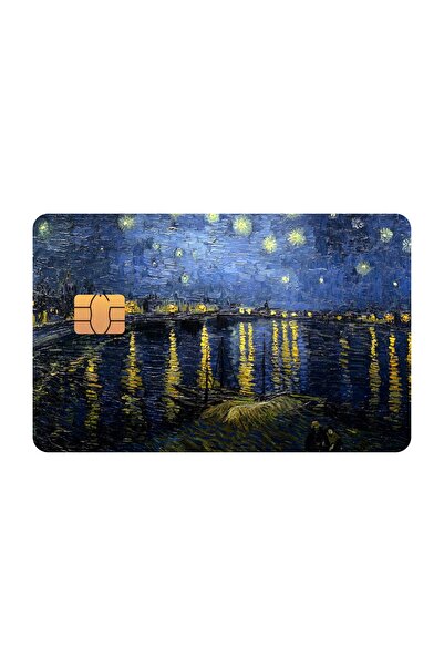 Quart Aksesuar Autocolant placat cu card Van Gogh Etichetă pentru card Model 2