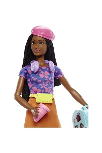 mattel Barbie Brooklyn Seyahat Bebeği Ve Aksesuarları Hgx55 Lisanslı Ürün