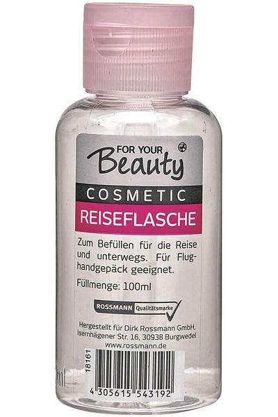 FOR YOUR BEAUTY Travel Bottle Silicone 100 Ml