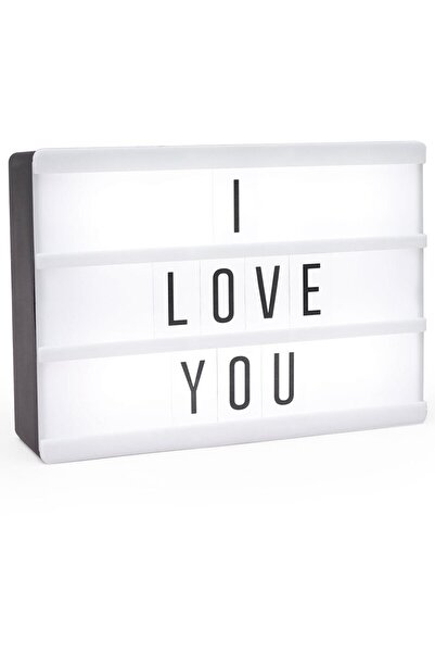 Genel Markalar Petrix A6 Işıklı Harfli Dekoratif Led Pano Lightbox 15x10x3 Cm Pda6 23735