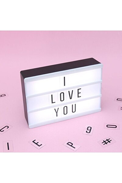 Genel Markalar Petrix A6 Işıklı Harfli Dekoratif Led Pano Lightbox 15x10x3 Cm Pda6 23735