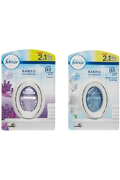 Febreze Hava Ferahlatıcı 300 ml Banyo Oda Kokusu Temiz Çarşaf Ferahlığı & Lav...