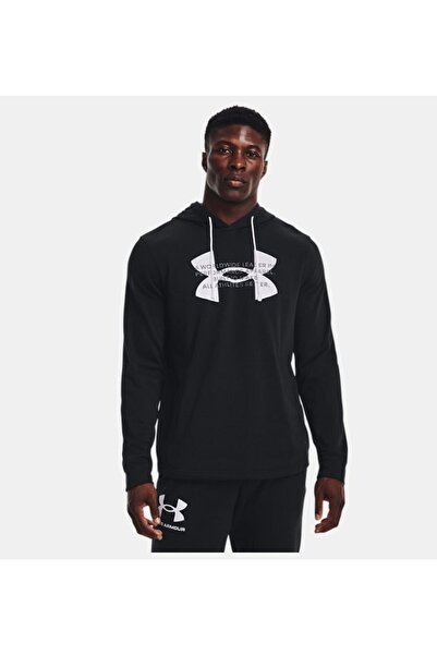 Under Armour Erkek Ua Rival Terry Logo Kapüşonlu Üst 1373382-001