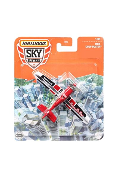 Matchbox Uçak Mbx Crop Duster Sky Busters Die Cast Metal Diecast Uçaklar Kırmızı