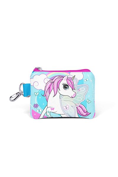 Yaygan Coral High Blue Pink Unicorn Coin Purse 21811