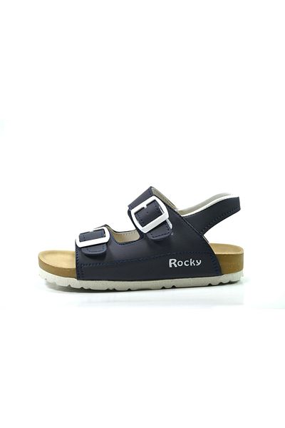 Onlo Ayakkabı Sandale pentru copii Rocky.120 bleumarin și roz cu velcro