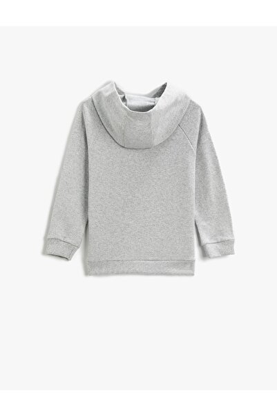 Koton Sweatshirt - Grau - Relaxed Fit