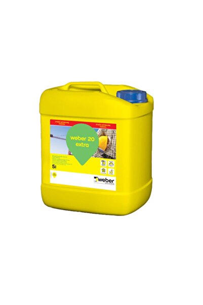 WEBER 20 Extra 5 Lt Şap Sıva Su Geçirimsizlik Artırıcı Harç Katkısı