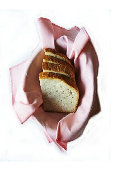 Çizgikare Șervețel coș de pâine de culoare solidă 2 buc