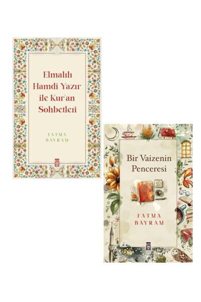 Timaş Yayınları Fatma Bayram 2 Kitap Set / Elmalılı Hamdi Yazır Ile Kur'an So...