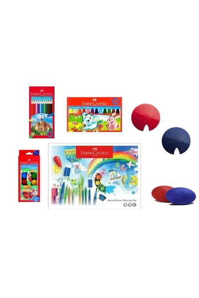 Faber Castell Faber-castell School Student Stationery Paint Set Karmaofis-02
