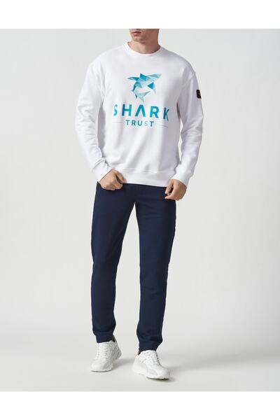 PAUL&SHARK Men's Knitted Round Neck C.wCotton