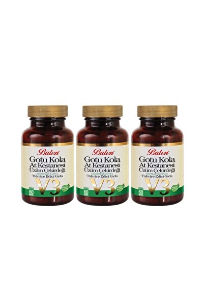 Balen Gotu Coke Extract - V-3 Capacity, 355mg*60mg, 3 Pieces