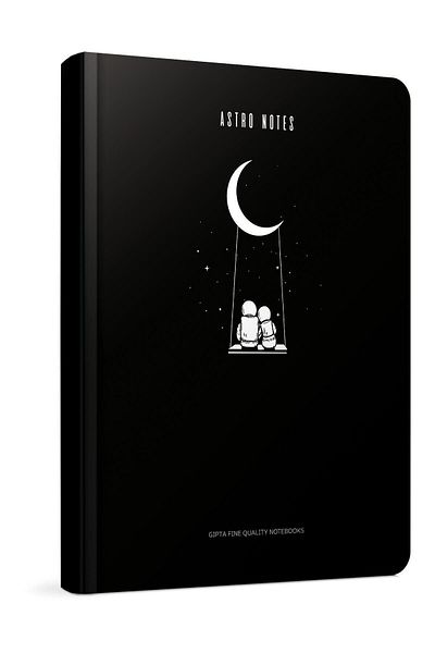 Gıpta Astro Notes Rope Stitched Hard Cover A7 120 Sheets Striped