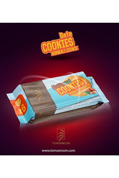TOMOORCOM HURMA EZMESİ Hurmadolu Cookie 12 Adet