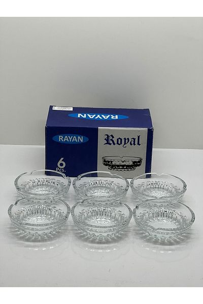 Rayan 6-Piece Glass Ashtray