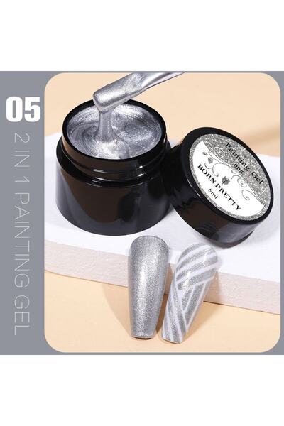 Born Pretty 2 In 1 Paıntıng Gel (ikisi Bir Arada Hem Oje Hem Çizim Jeli)