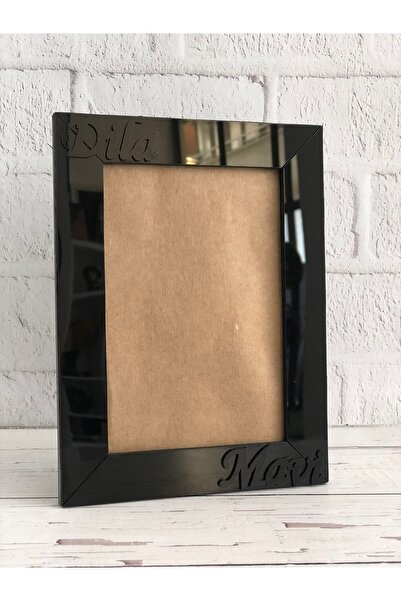 Stoneda Siyah Pleksi 10*15 Fotoğraf Için Isme Özel Çerçeve Pvc Korumalı (SORU...