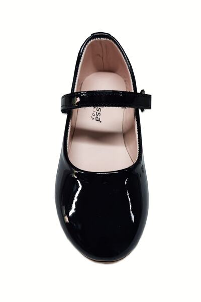 welissa Μαύρες λουστρίνι κοριτσίστικες μπαλαρίνες