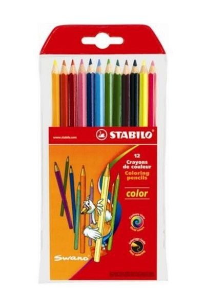 Stabilo Pack of 12 Color Dry Paints - 1212/77-01