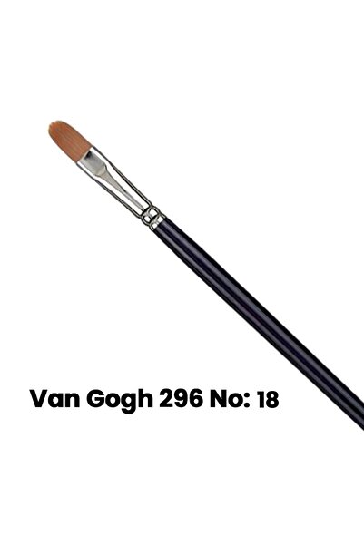 Van Gogh 296 Series Synthetic Cat Tongue Brush No 18