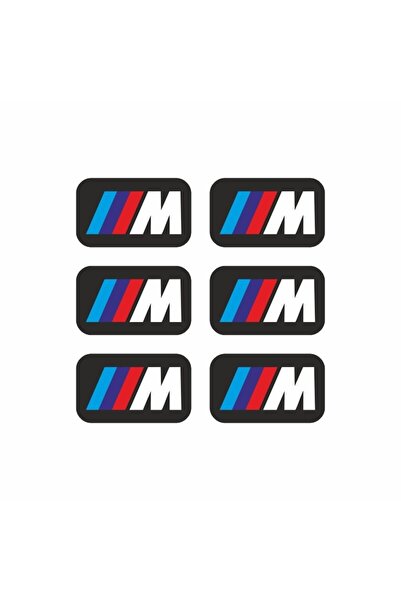 Gogo Bmw Araba Için M Logo 3d 6 Lı Logo Damla Stıcker