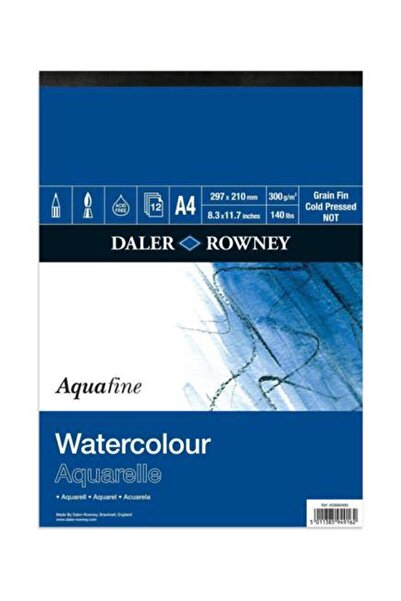 Daler Rowney Aquafine Suluboya Blok - A4
